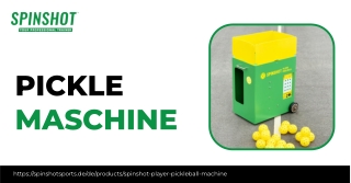 Pickle-Maschine von SpinShot Sports: Die Zukunft des Pickleball-Trainings