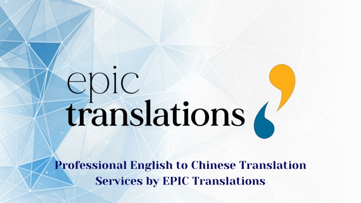 professional english to chinese translation