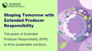 shaping tomorrow with extended producer