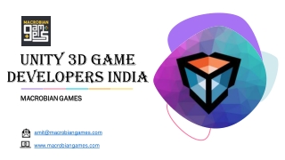 unity 3d game developers india