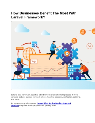 how businesses benefit the most with laravel
