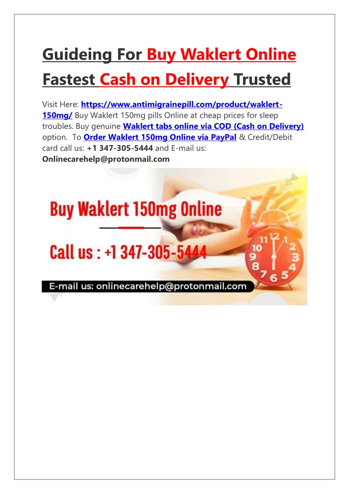 guideing for buy waklert online fastest cash