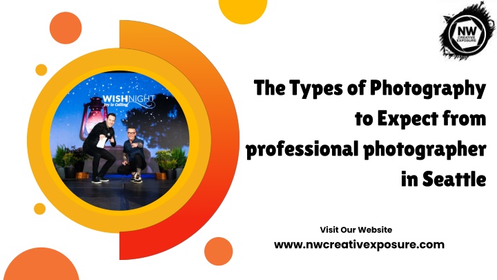 the types of photography to expect from