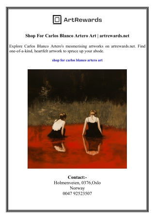 shop for carlos blanco artero art artrewards net