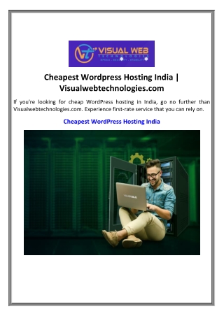 cheapest wordpress hosting india