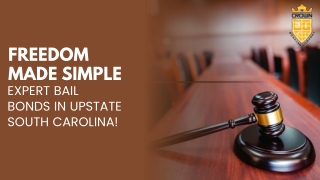 Upstate SC’s Reliable Bail Bond Experts (1)