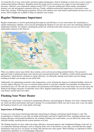to extend the life of your water heater
