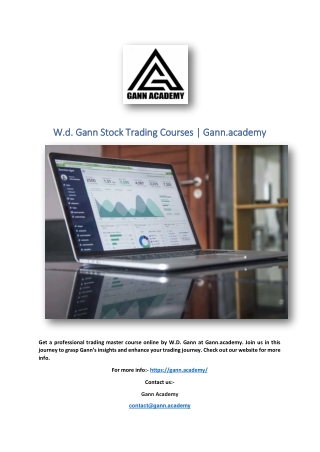 W.d. Gann Stock Trading Courses | Gann.academy