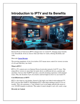 introduction to iptv and its benefits