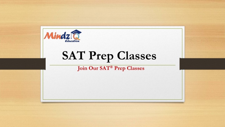 sat prep classes