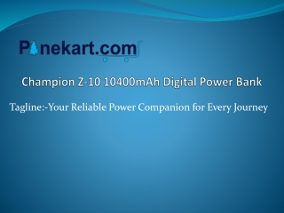 champion z 10 10400mah digital power bank