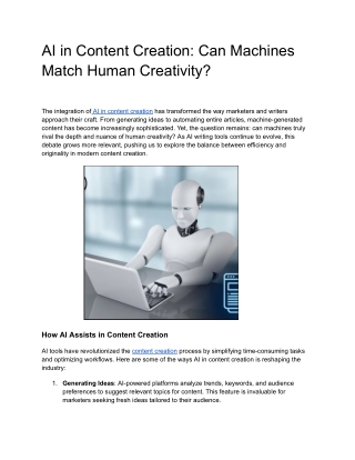 AI in Content Creation_ Can Machines Match Human Creativity