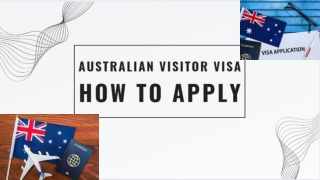 Australian Visitor Visa - How To Apply