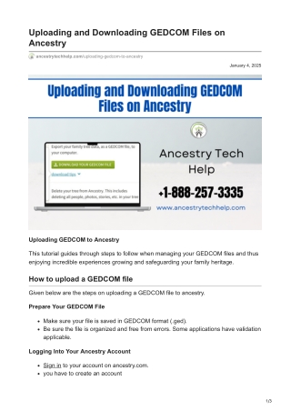 ancestrytechhelp.com-Uploading and Downloading GEDCOM Files on Ancestry