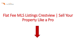 flat fee mls listings crestview sell your flat