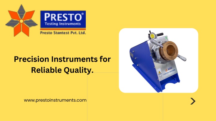 precision instruments for reliable quality