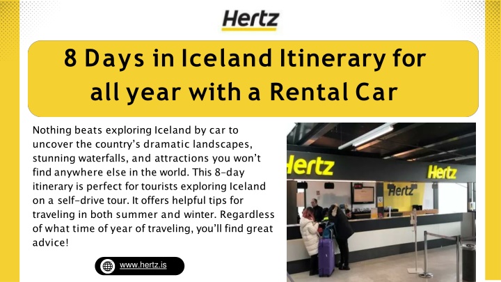 8 days in iceland itinerary for all year with a rental car