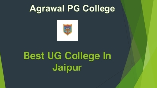 agrawal pg college
