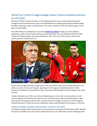 world cup world cup former portugal manager makes