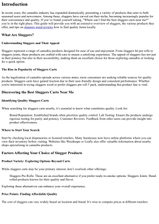 Discover the Best Sluggers Carts Near Me: A Guide to Finding Quality Products