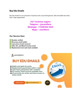 Buy Edu Emails