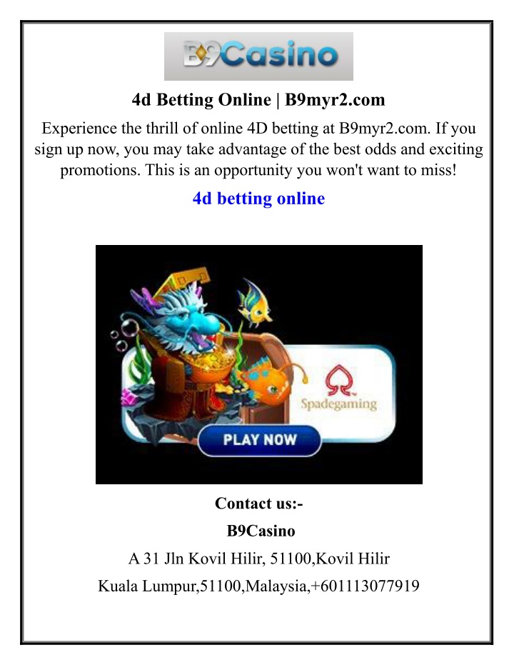 4d betting online b9myr2 com