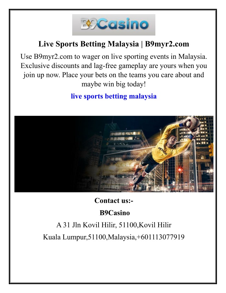 live sports betting malaysia b9myr2 com