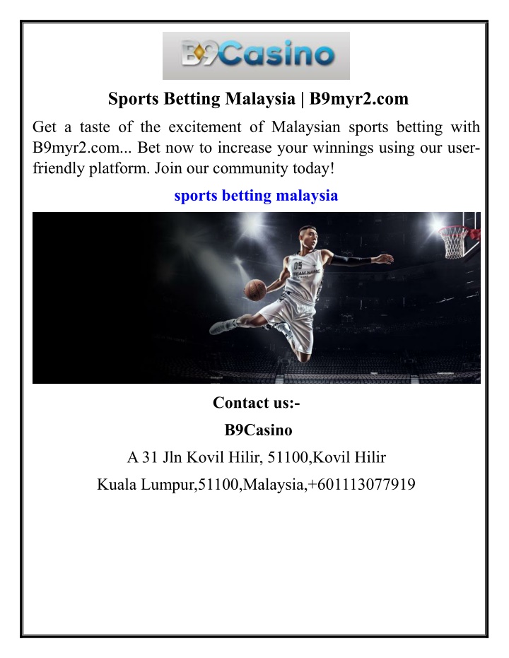 sports betting malaysia b9myr2 com