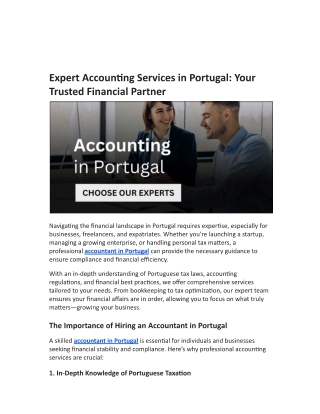 Accountant in Portugal