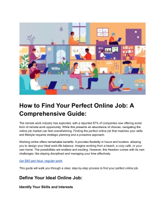 Online Chat Job