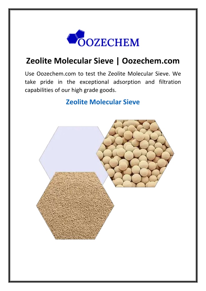 zeolite molecular sieve oozechem com