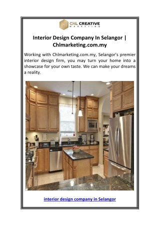 Interior Design Company In Selangor  Chlmarketing.com.my