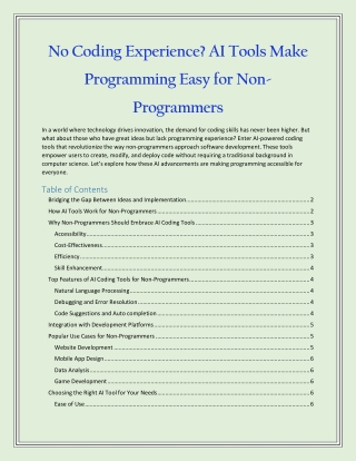 no coding experience ai tools make
