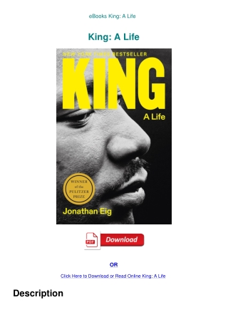 eBooks King A Life