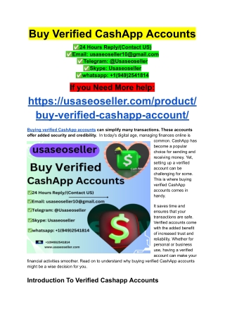 Buy Verified CashApp Accounts (11)