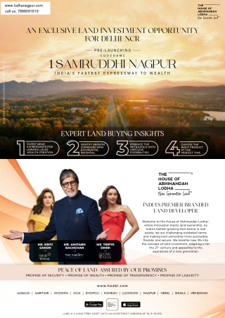 The House Of Abhinandan Lodha Nagpur Plots HOABL Project Codename 1 Samruddhi