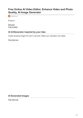 pixelhaha.ai-Free Online AI Video Editor Enhance Video and Photo Quality AI Image Generator