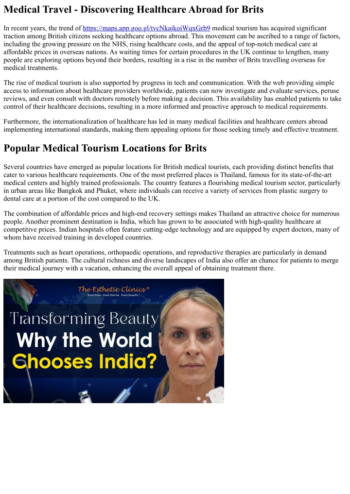 medical travel discovering healthcare abroad