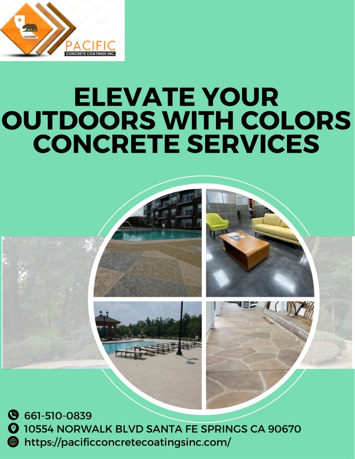 elevate your outdoors with colors concrete