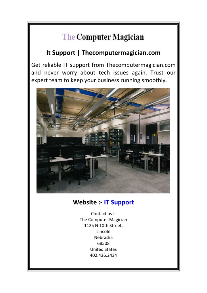 it support thecomputermagician com