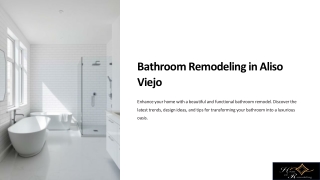 Bathroom-Remodeling in Aliso-Viejo