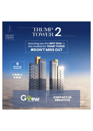 Trump Tower Gurgaon Sec 69