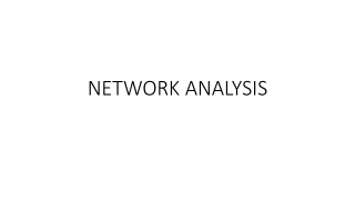 network analysis