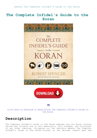 eBooks The Complete Infidel's Guide to the Koran