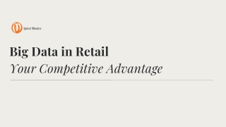 big data in retail your competitive advantage