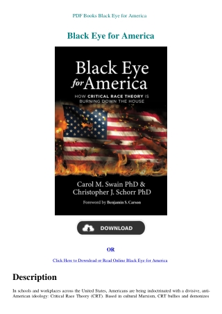 PDF Books Black Eye for America