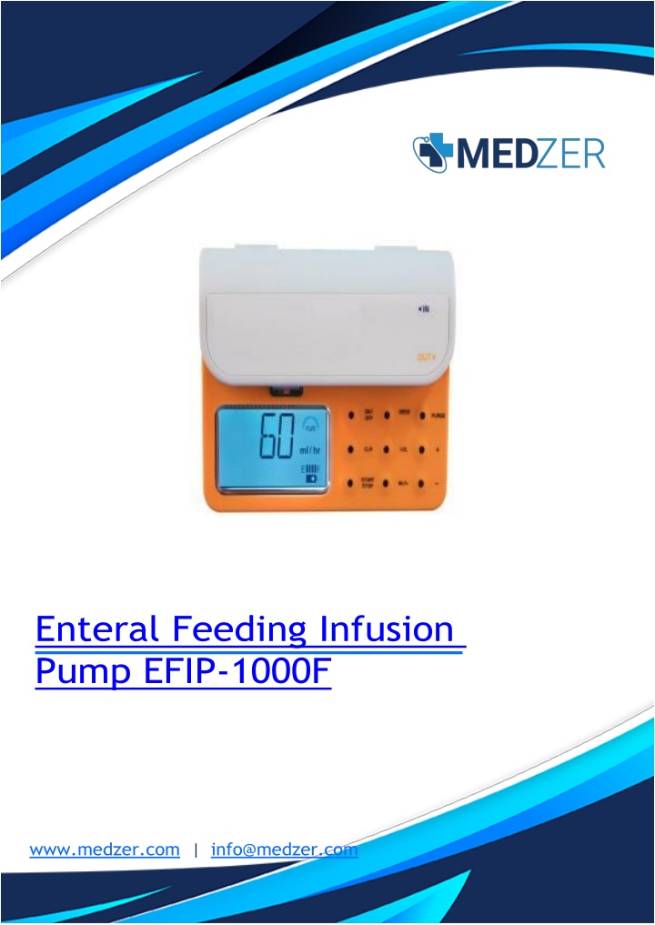 enteral feeding infusion pump efip 1000f