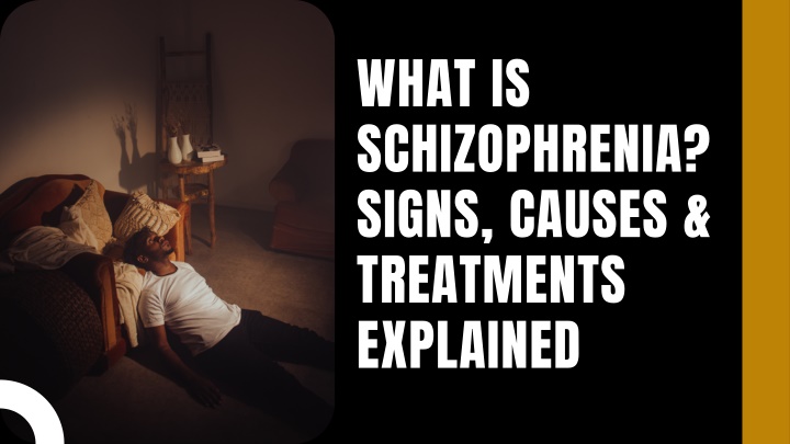 what is schizophrenia signs causes treatments