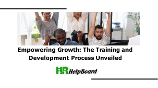 empowering growth the training and development
