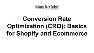 conversion rate optimization cro basics